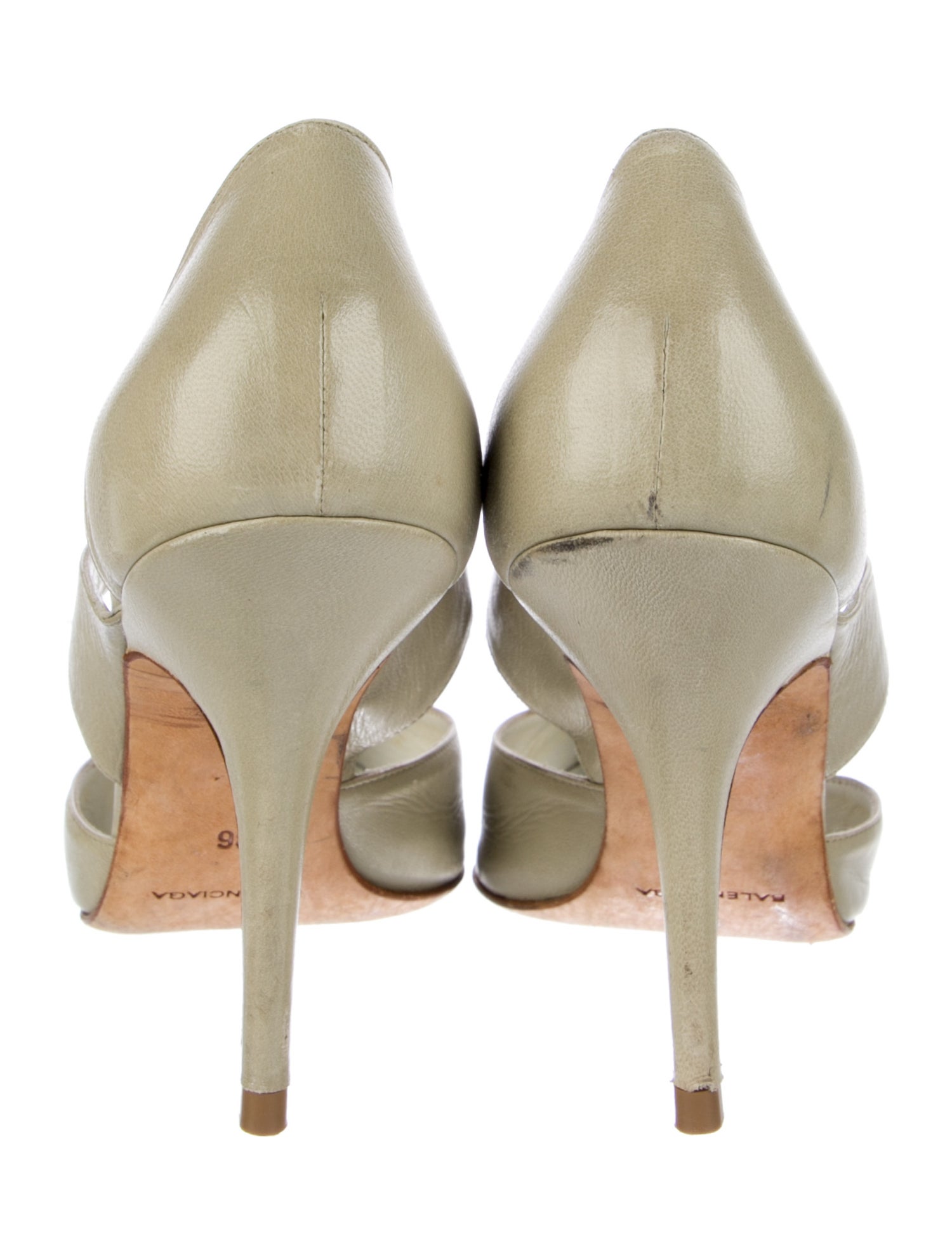 Balenciaga Leather D'Orsay Pumps